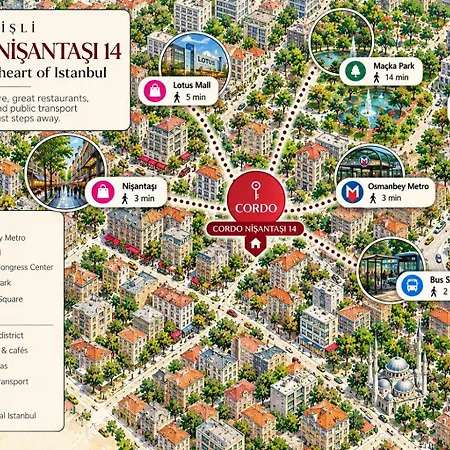 Апартаменты Comfortable 2br Flat In Nisantasi Near Metro Стамбул